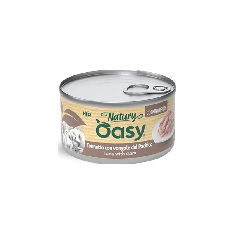 Oasy - Cat Natury Cooking Broth Tonnetto Con Vongole 85 g