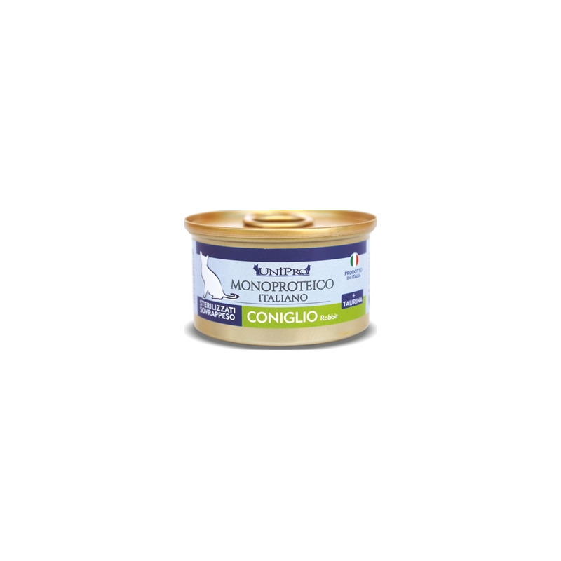 Unipro - Unicamente Coniglio Sterilizzati o Sovrappeso 85 g