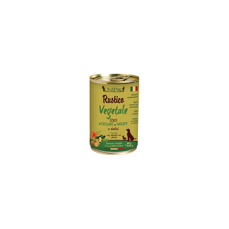 Unipro - Rustico Vegetale con Verdure e Patate 400 g