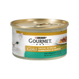 Gourmet Gold - Dadini - Coniglio e Carote 85 gr