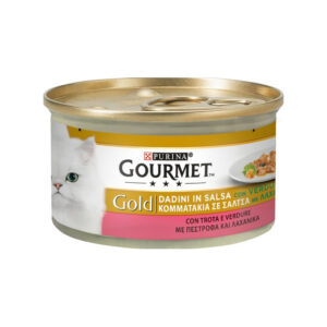 Gourmet Gold - Dadini - in Salsa Trota con Verdure 85 g