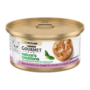 Gourmat Nature's Creations Tonnetto Naturale con Pesce Bianco 70 g