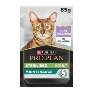 Purina-Pro Plan Sterilised Adult Tacchino in Gelatina 85 g