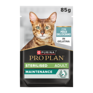 Purina-Pro Plan Sterilised Adult Pesce dell'Oceano in Gelatina 85 g