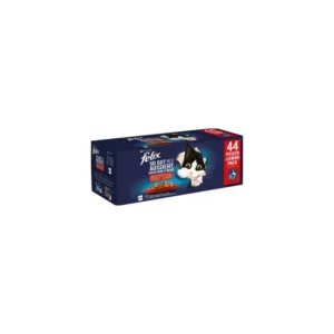 Felix Le Ghiottonerie Multipack Pollo, Manzo, Agnello e Anatra 44 x 85 g