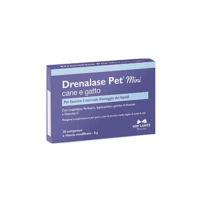 NBF Lanes - Drenalase Pet Mini 20 Compresse