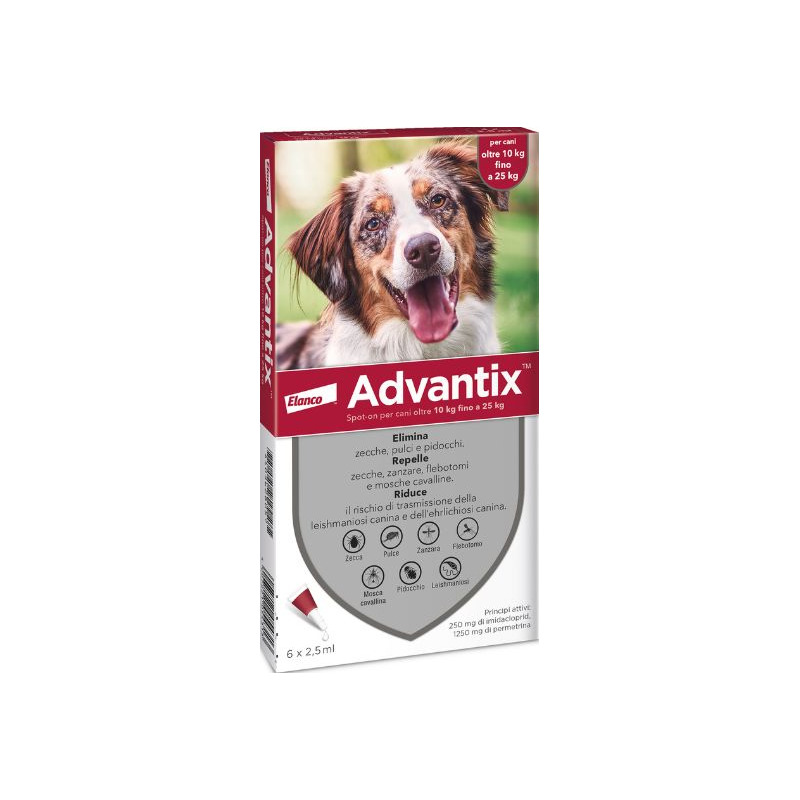 Elanco - Advantix Spot-On Cani 10-25 Kg