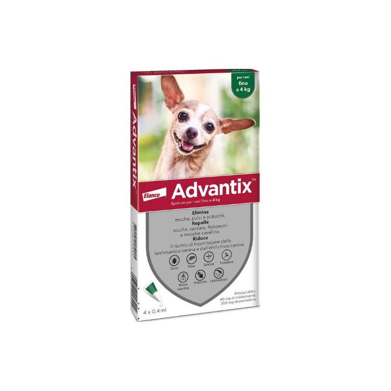 Elanco - Advantix Spot-On Cani < 4Kg