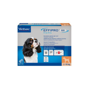 Virbac - Effipro Duo Cane 2-10 Kg 4 Fialette