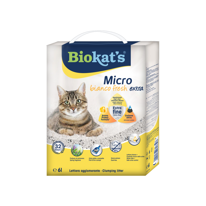 Gimborn Italia - Biokat's Micro Bianco Fresh Extra 6 L