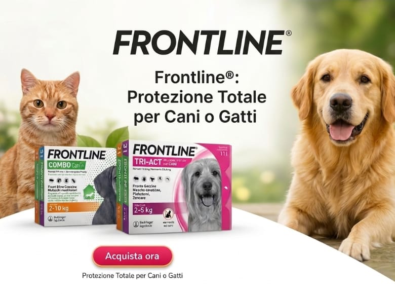 frontline antiparassitari per cane e gatto