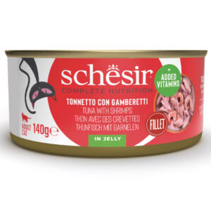 Schesir Gatto - Complete Nutrition Tonnetto Con Gamberetti in Gelatina