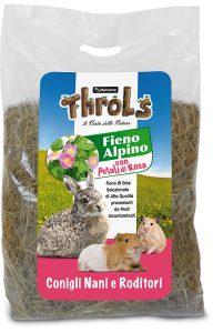 Raggio di Sole - Throls Fieno Alpino con Petali di Rosa 500 g