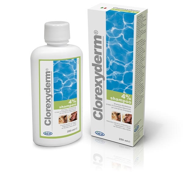 I.C.F. - Clorexyderm Shampoo 4% 250 ml
