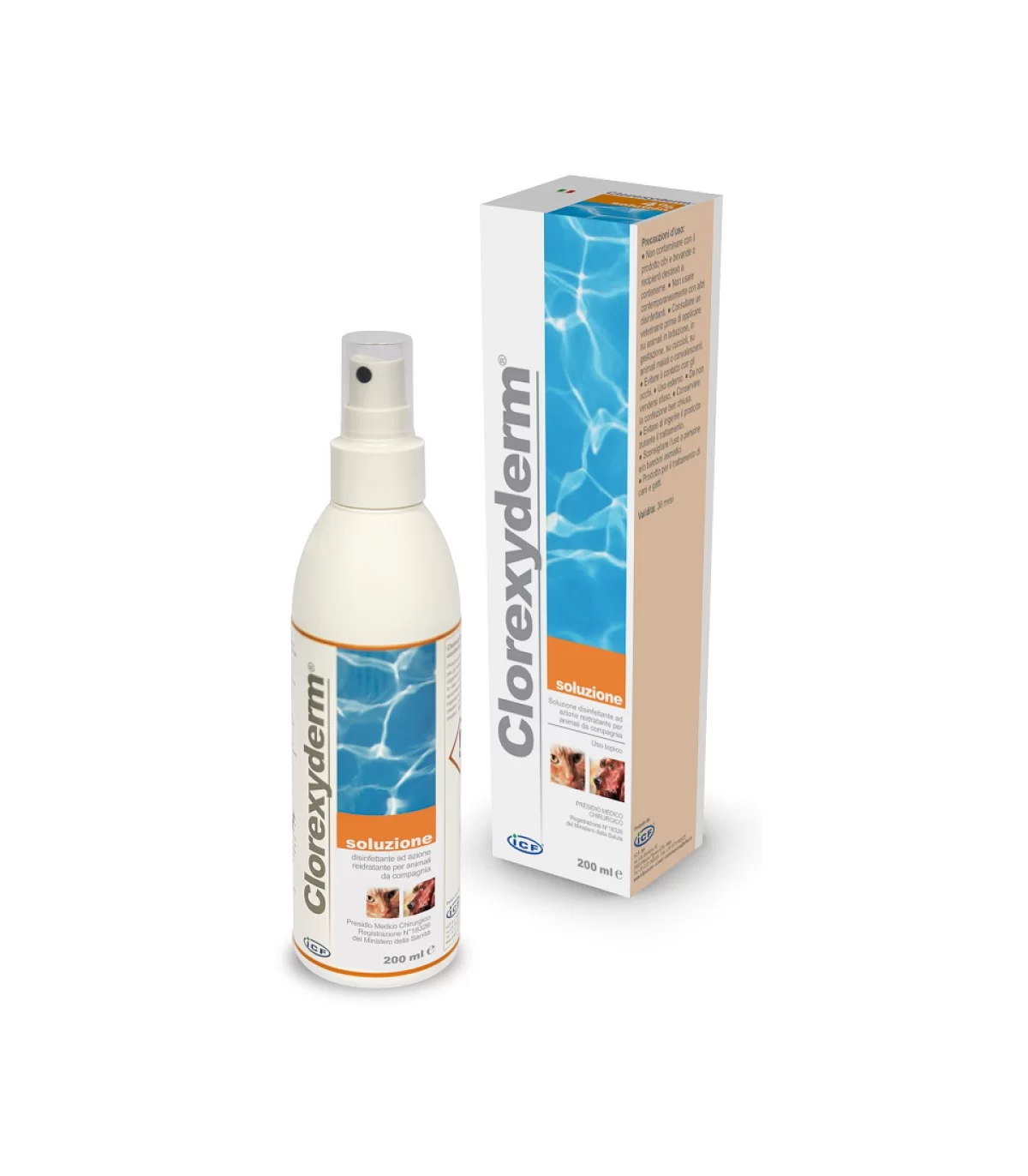 I.C.F. - Clorexyderm Soluzione Spray 200 ml