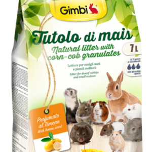 Gimborn - Gimbi Lettiera a base di Tutolo di mais - Profumo limone 7L