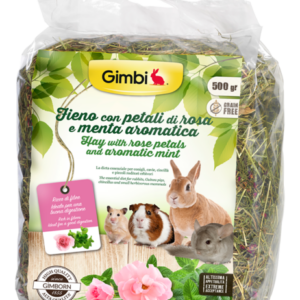 Gimborn - Gimbi Fieno con Petali di Rosa e Menta Aromatica 500 g