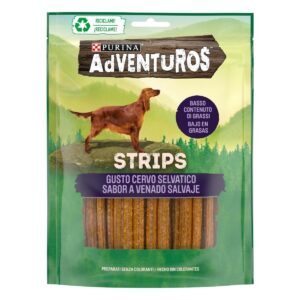 Purina - Adventuros Cane Snack Strips al Cervo 90 g