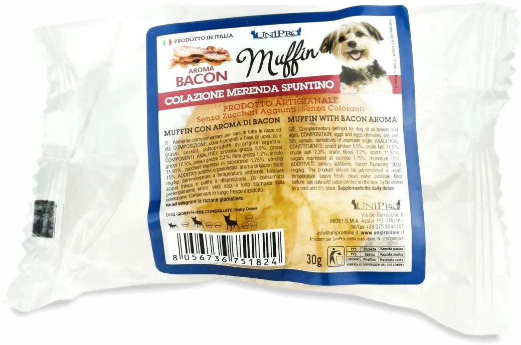 Unipro - Muffin al Bacon 30 g