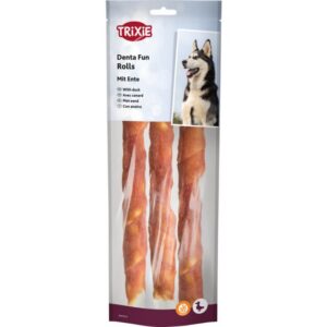 Trixie - Dentafun 3 Bastoncini all'Anatra 28 cm 240 g