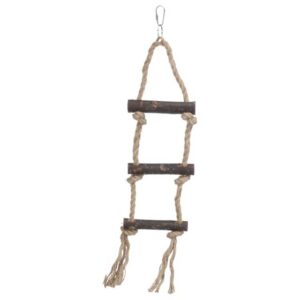 Trixie - Scala in Corda e Legno per Uccelli